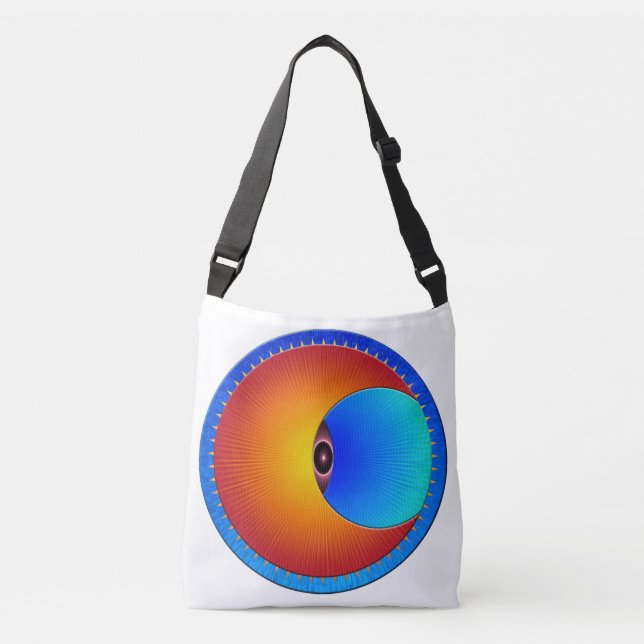 Eye Of The Sun Custom Cross Body Bag (Front)