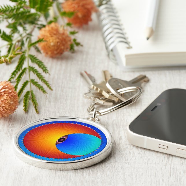 Eye Of The Sun Premium Keychain (Side)