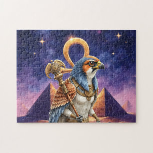 Eye of the Sun – The Eternal Falcon of the Desert Jigsaw Puzzle