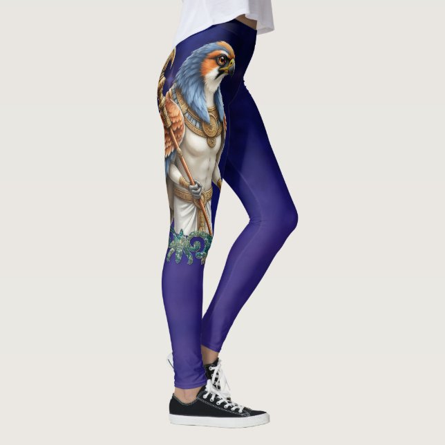 Eye of the Sun – The Eternal Falcon of the Desert  Leggings (Right)