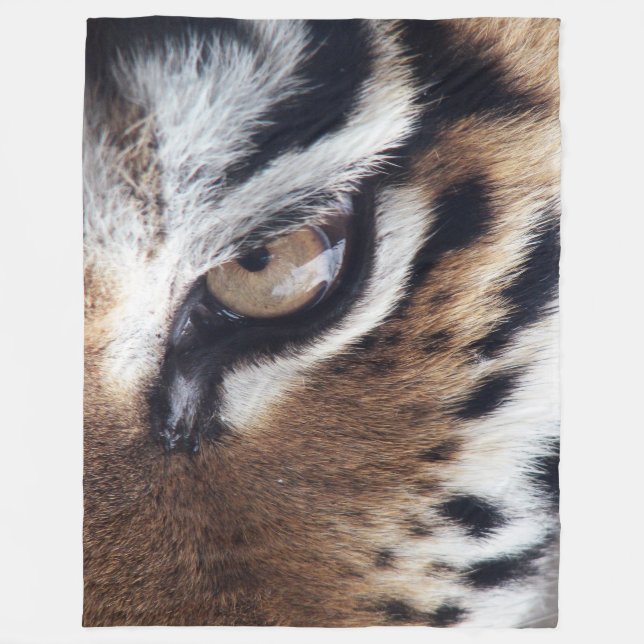 Eye of the Tiger 1 R&L Options Fleece Blanket (Front)