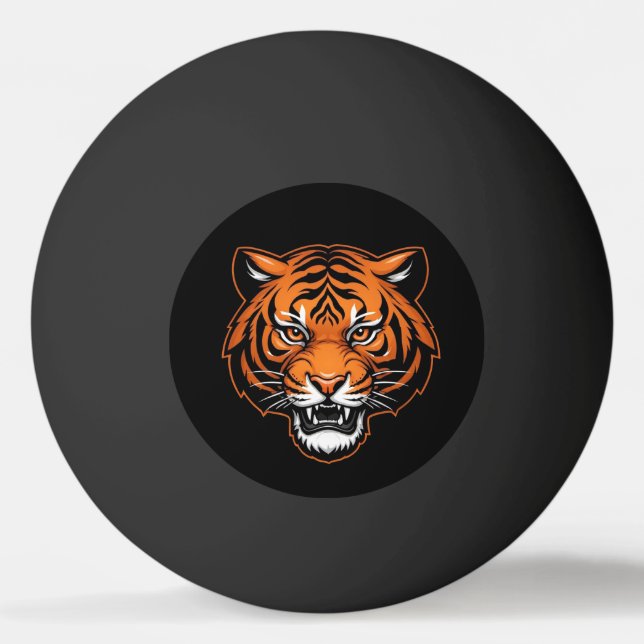 Eye of the Tiger Ping Pong Ball (Front)