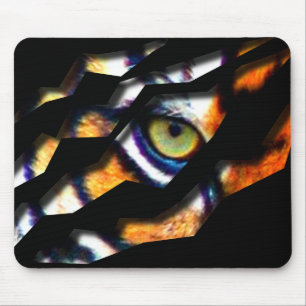 Eye Of The Tiger Tear Through Mouse Mat