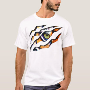 Eye of the Tiger Tear Through T-Shirt