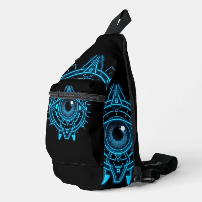 eye of the universe.The look at infinity Sling Bag (Right Corner)