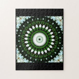 Eye of the White Magnolia Jigsaw Puzzle