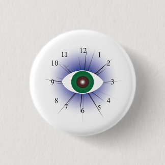 Eye of Time 3 Cm Round Badge
