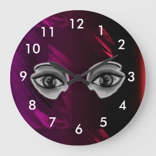 Eye of Time Wheel Large Clock