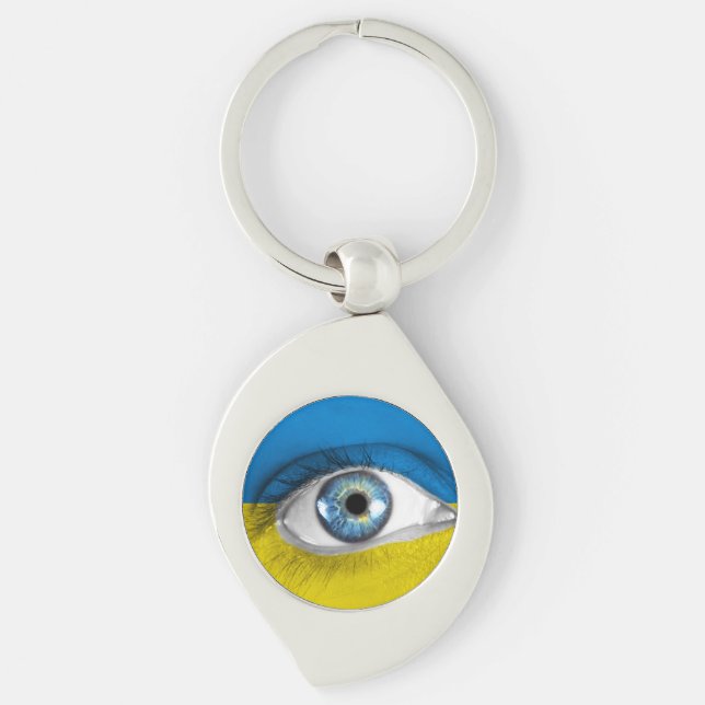 Eye of Ukraine Key Ring (Front)