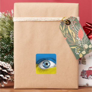 Eye of Ukraine Square Sticker