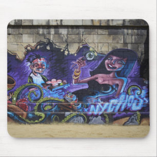 Eye On Fork Mouse Mat