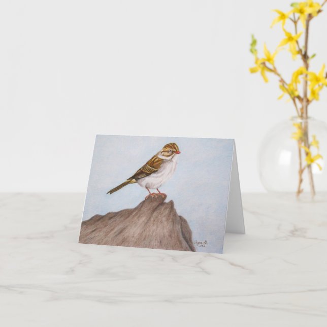 Eye on the Sparrow Inspirational Note Card (Yellow Flower)