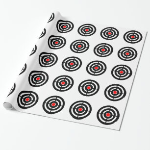 Eye on The Target - Bullseye Print Wrapping Paper