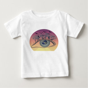 Eye on the World – Nature & Earth Art  Baby T-Shirt