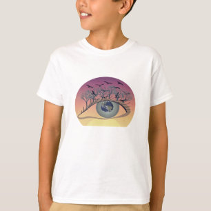 Eye on the World – Nature & Earth Art T-Shirt