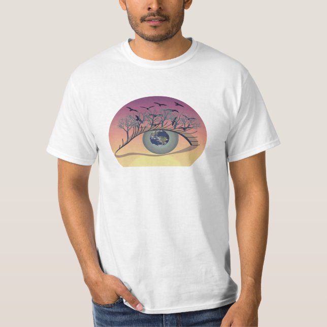 Eye on the World – Nature & Earth Art  T-Shirt (Front)