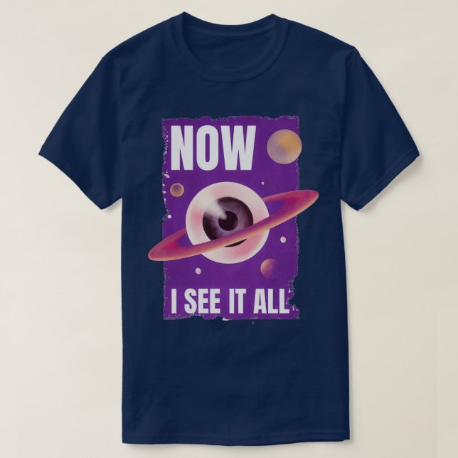 Eye planet spiritual T-Shirt (Design Front)
