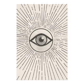 Eye Retro Space Art Photo Print