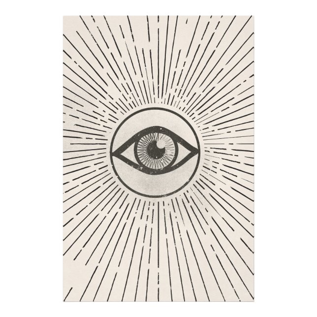 Eye Retro Space Art Photo Print (Front)