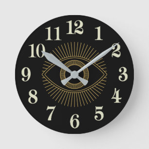 Eye Round Clock