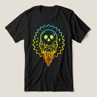 eye scream ghost Tri-Blend shirt