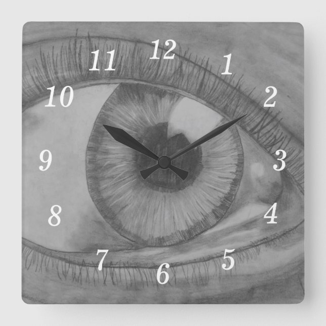 Eye See You Wall Clock (Front)