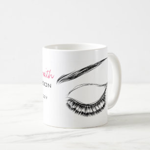 Eye Sketch Mascara Lash Extension Coffee Mug