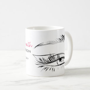 Eye Sketch Mascara Lash Extension Coffee Mug