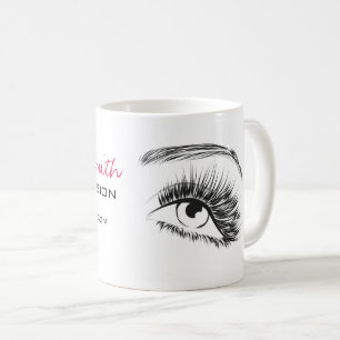 Eye Sketch Mascara Lash Extension Coffee Mug