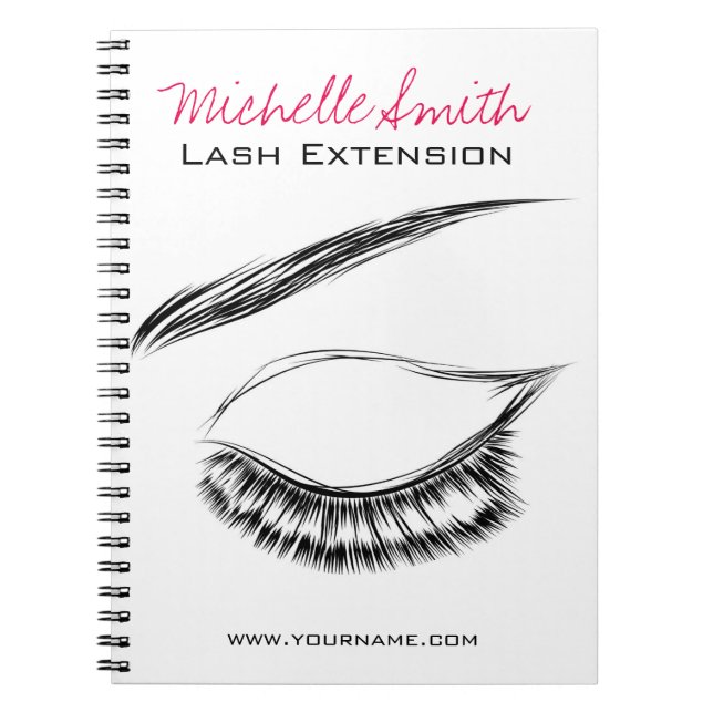 Eye Sketch Mascara Lash Extension Notebook (Front)