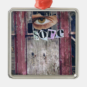 eye sore metal tree decoration