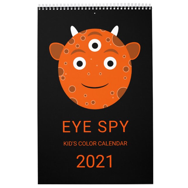 EYE SPY Colour Monsters Calendar (Cover)