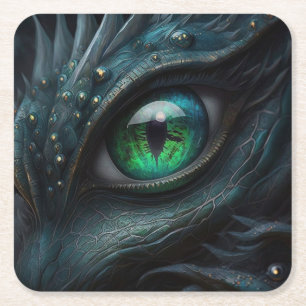 eye square paper coaster