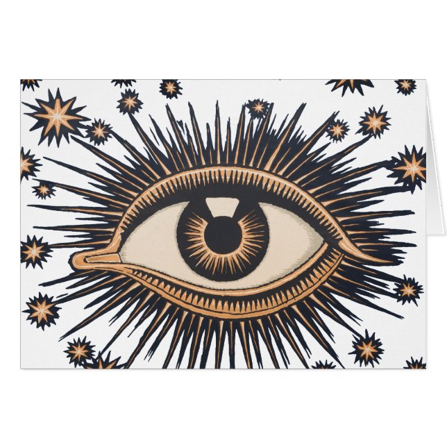 Eye Stars Moon Celestial Nouveau (Front Horizontal)