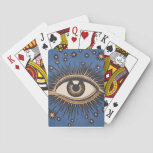 Eye Stars Moon Celestial Nouveau Playing Cards