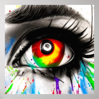 EYE!  Striking image. Poster