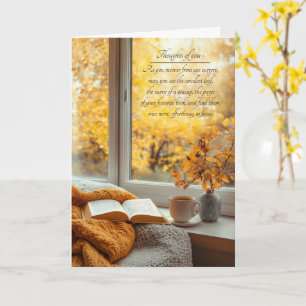 Eye Surgery Autumn Warmth Sentimental Get Well Card