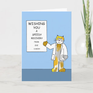 Eye Surgery Speedy Recovery Card