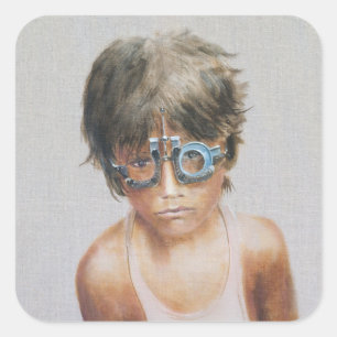 Eye Test at Vivekananda Square Sticker