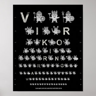 Eye test poster