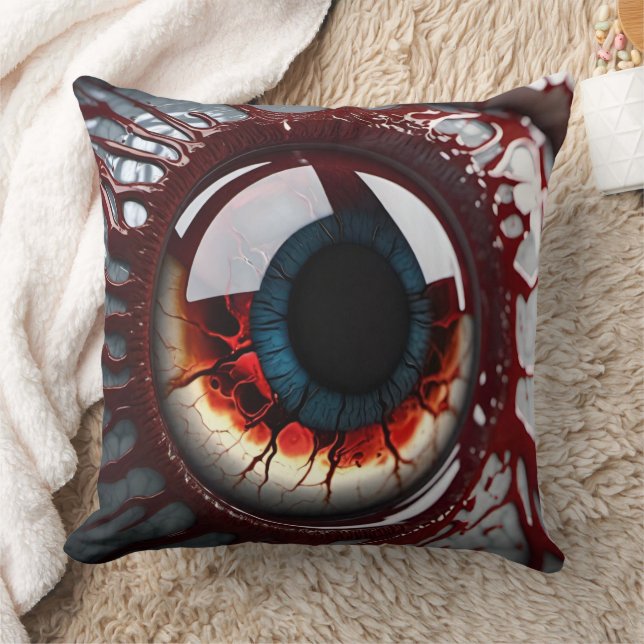 Eye Throw Pillow (Blanket)