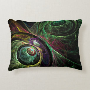 Eye to Eye Abstract Art Accent Pillow