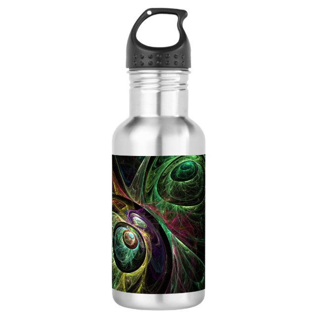 Eye to Eye Abstract Art Bottle (Front)