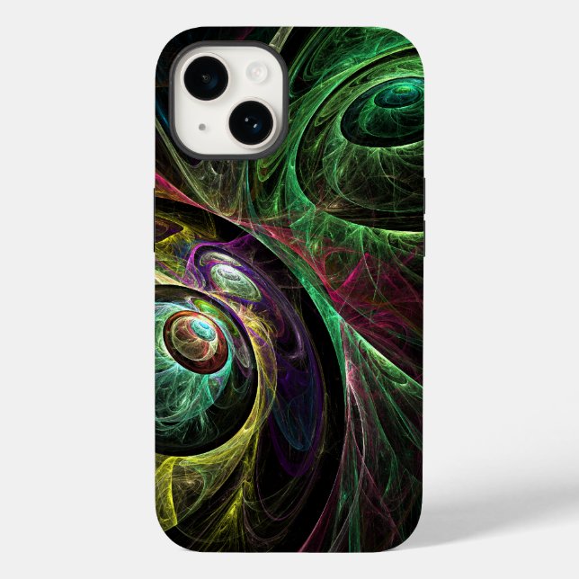 Eye to Eye Abstract Art Case-Mate iPhone Case (Back)