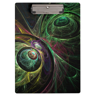 Eye to Eye Abstract Art Clipboard