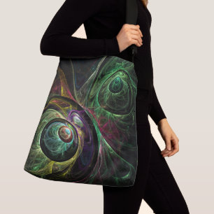 Eye to Eye Abstract Art Cross Body Crossbody Bag