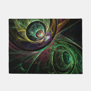 Eye to Eye Abstract Art Doormat