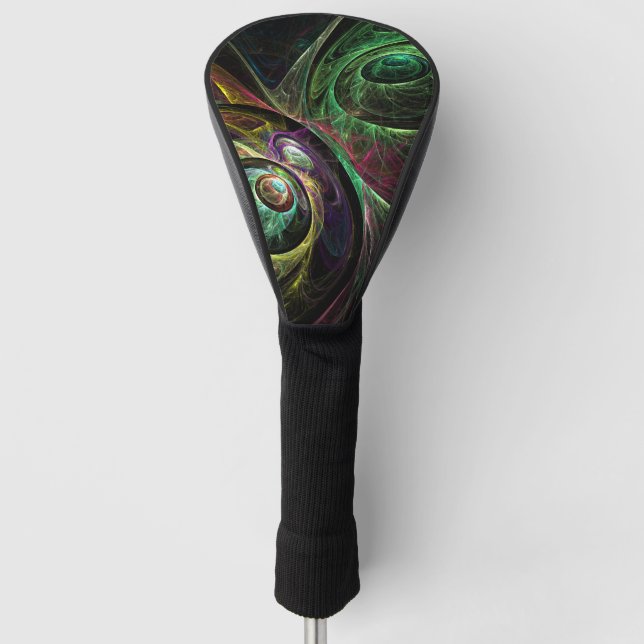 Eye to Eye Abstract Art Golf Head Cover (Front)