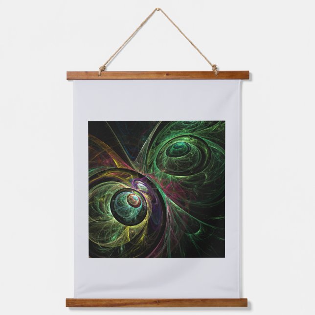 Eye to Eye Abstract Art Hanging Tapestry (Front)
