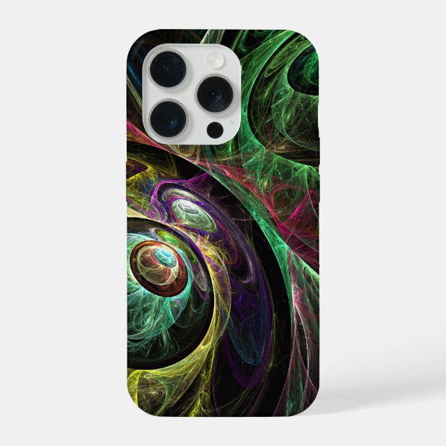 Eye to Eye Abstract Art iPhone Case (Back)
